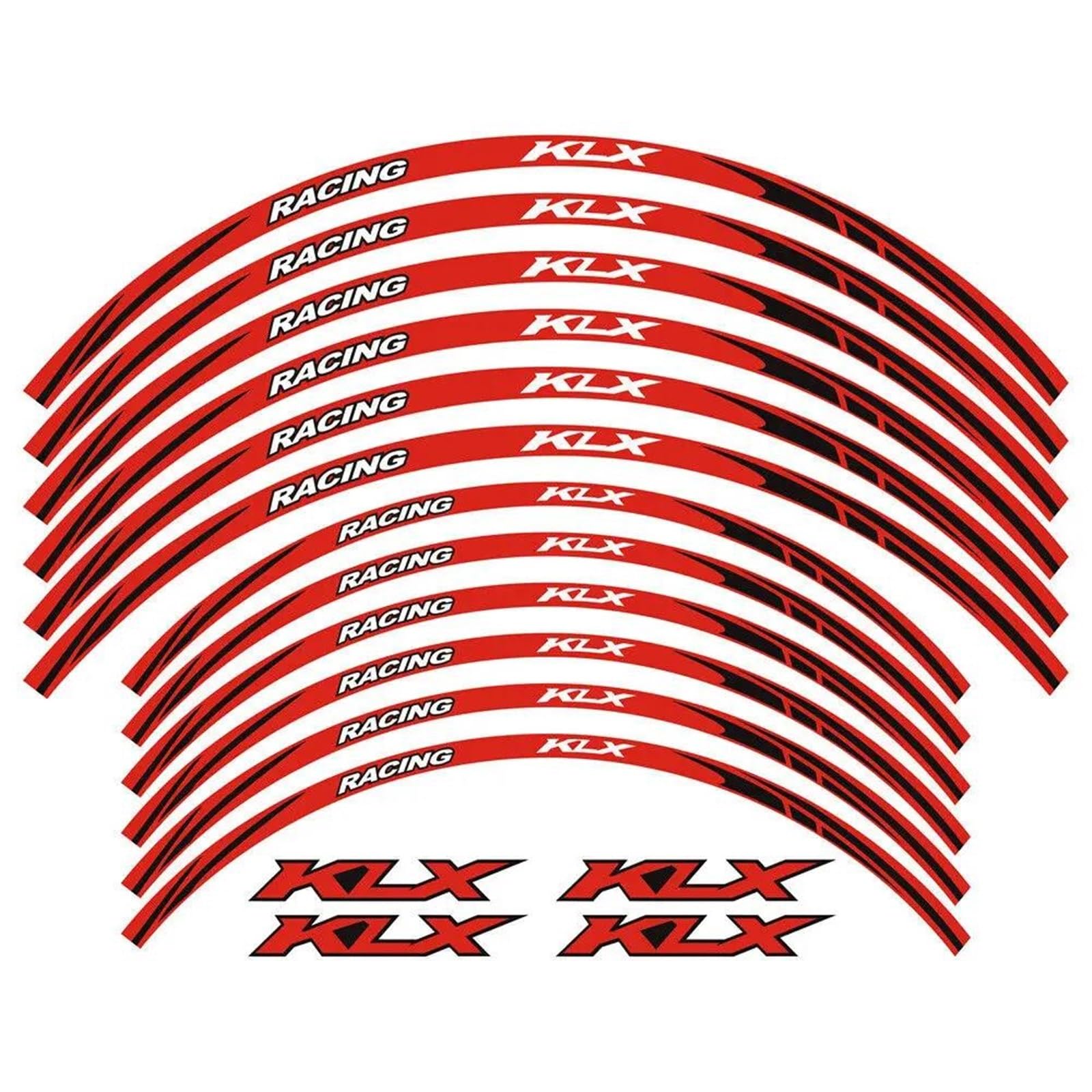 21 "18 Reflective Waterproof Wheel Decal Rim for KLX KLX230 KLX300 KXL-230R KXL 230S Kxl300r 230se