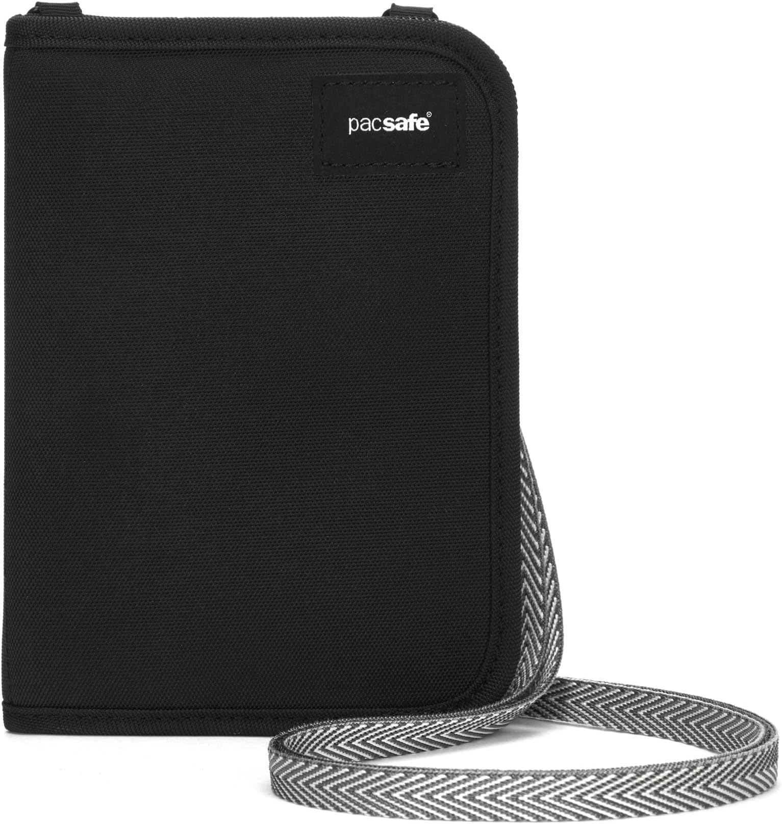 Rfidsafe V150 Anti-theft Blocking Compact Passport Wallet, Black
