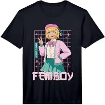 Mens Femboy Anime, Anime Style Cute Little Femboy Performance T-Shirt