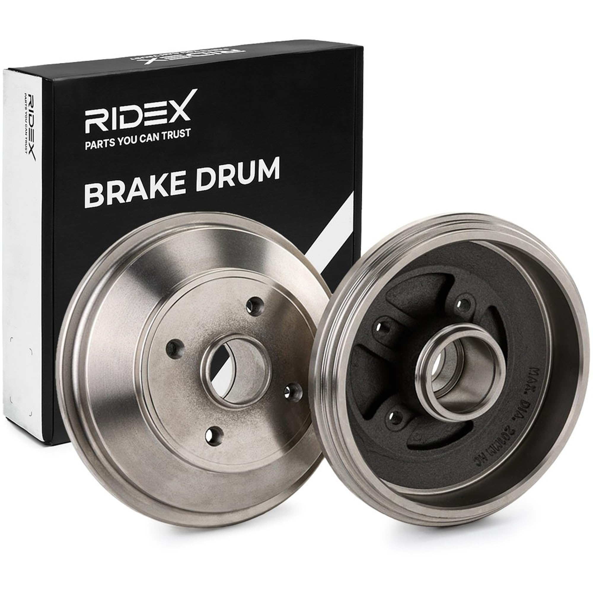 RIDEX 123B0245 2x Bremstrommeln Set Hinten InnenØ200mm AußenØ238mm Kompatibel mit SUZUKI SWIFT III MZ, EZ, OPEL AGILA B H08, VAUXHALL Agila Mk II B H08, GERMAN E-CARS Stromos Schrägheck