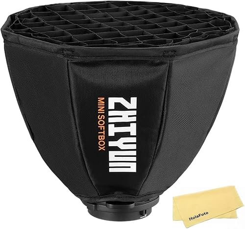 Zhiyun Mini Softbox, montaje ZY para Zhiyun Mouls G60 y X100 COB Video LED Luz
