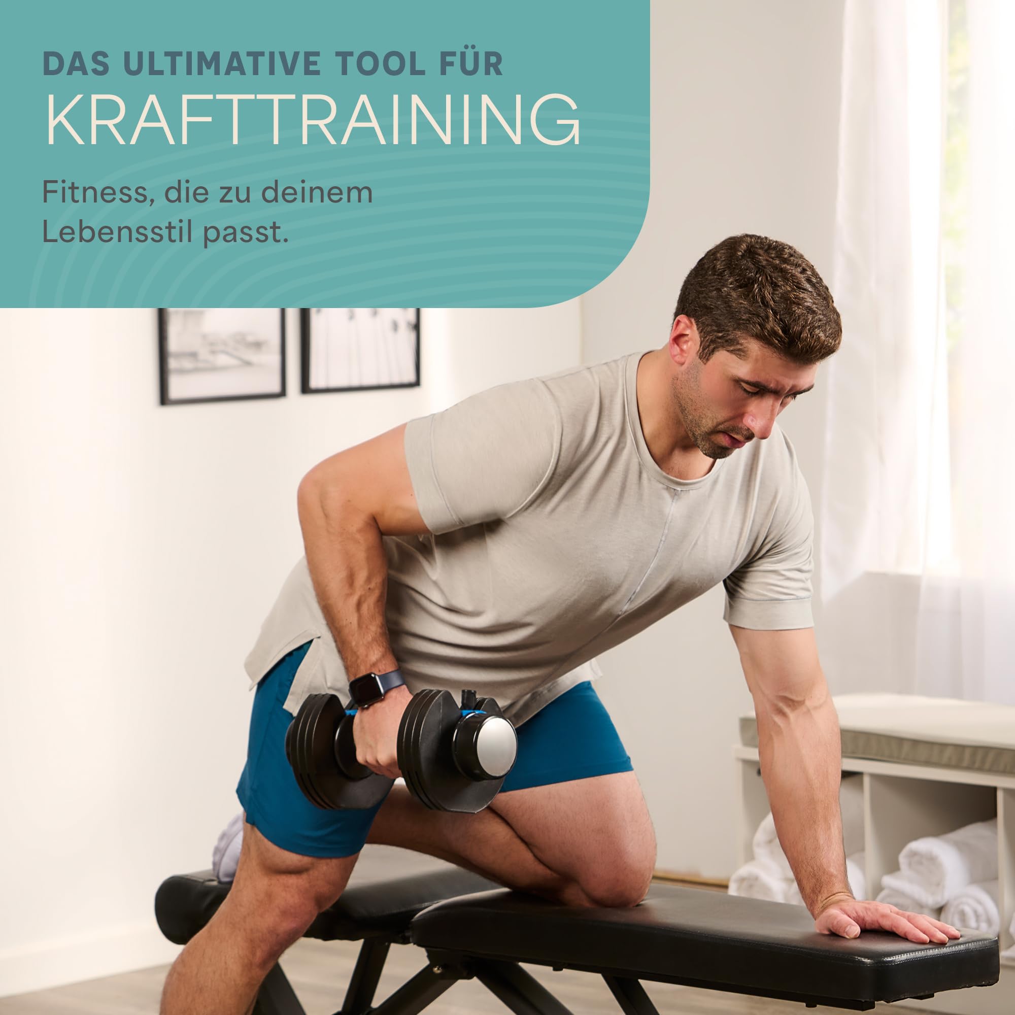 Lifepro verstellbare Hanteln und Gewichte fur das Heim-Fitnessstudio, Schnellverstellung