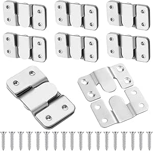 Z-Clips Flush Mount Bracket 8 Sets Hanging Buckle Kit with Screws ...