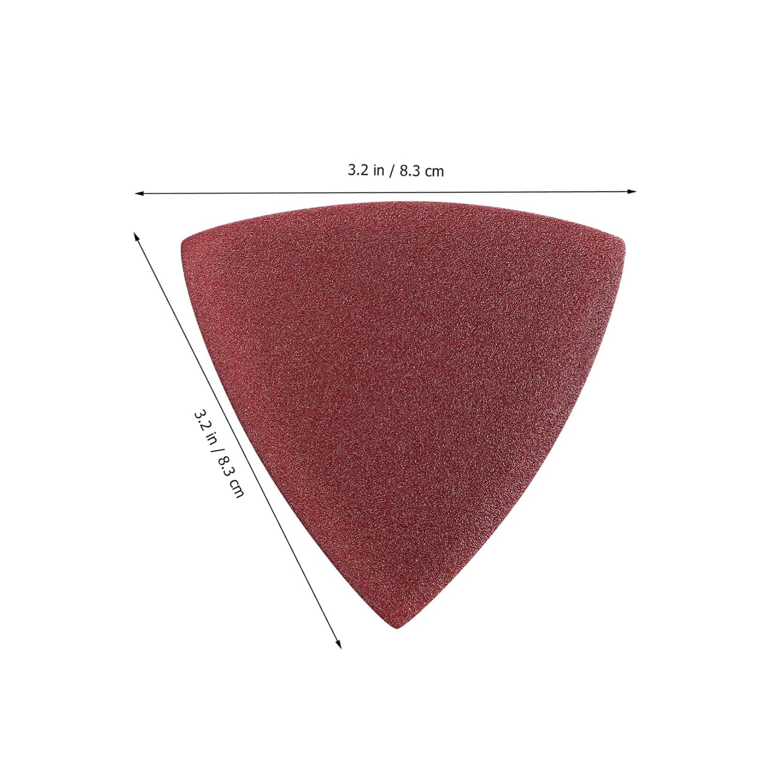 100pcs Enhanced Efficiency Triangle Sandpaper Sanding Pads Paper Self-Adhesive for Oscillating Tool Detail Sanding Pads Wood Sandpaper Multi-Functional