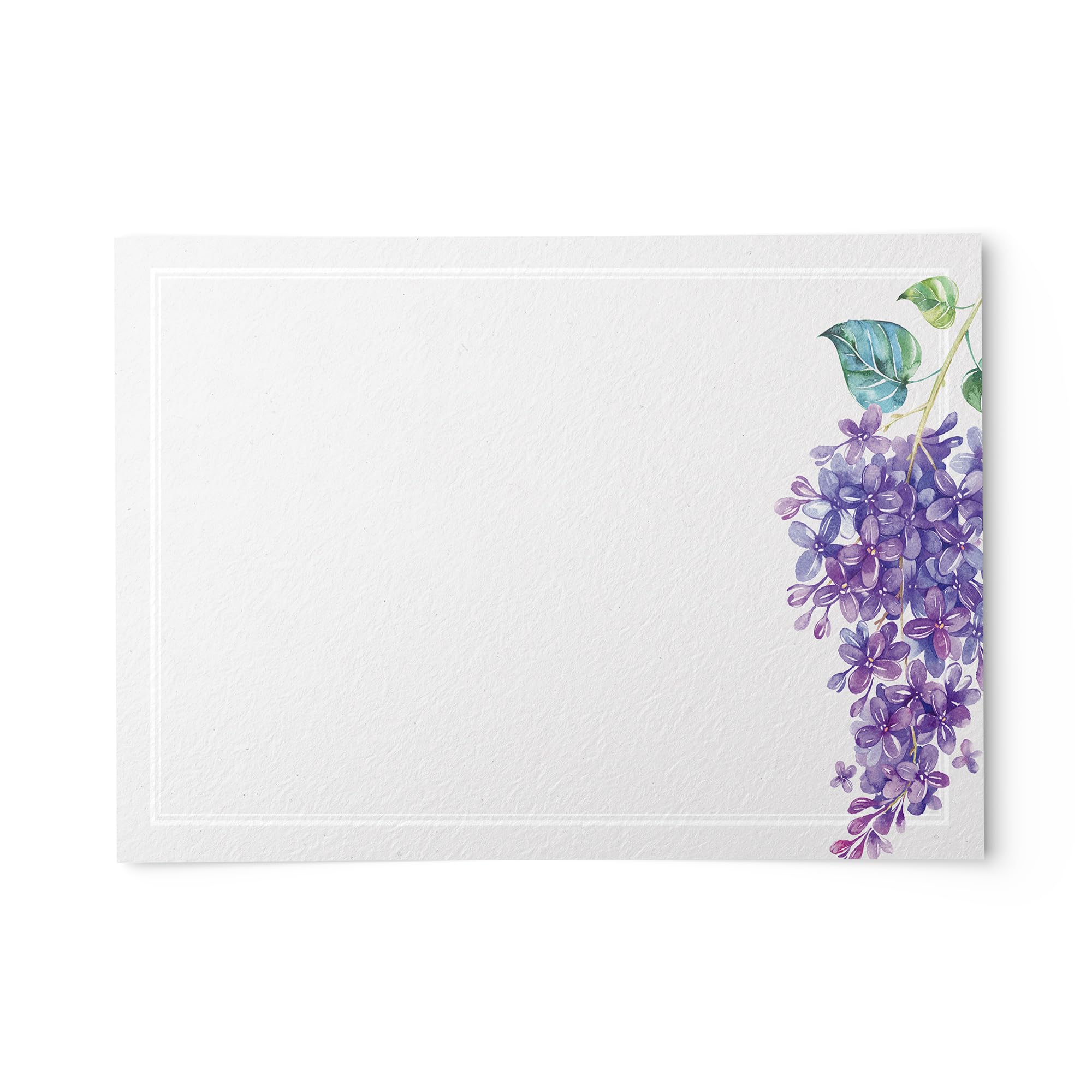 50 Lilac Note Cards, 4x6 inches