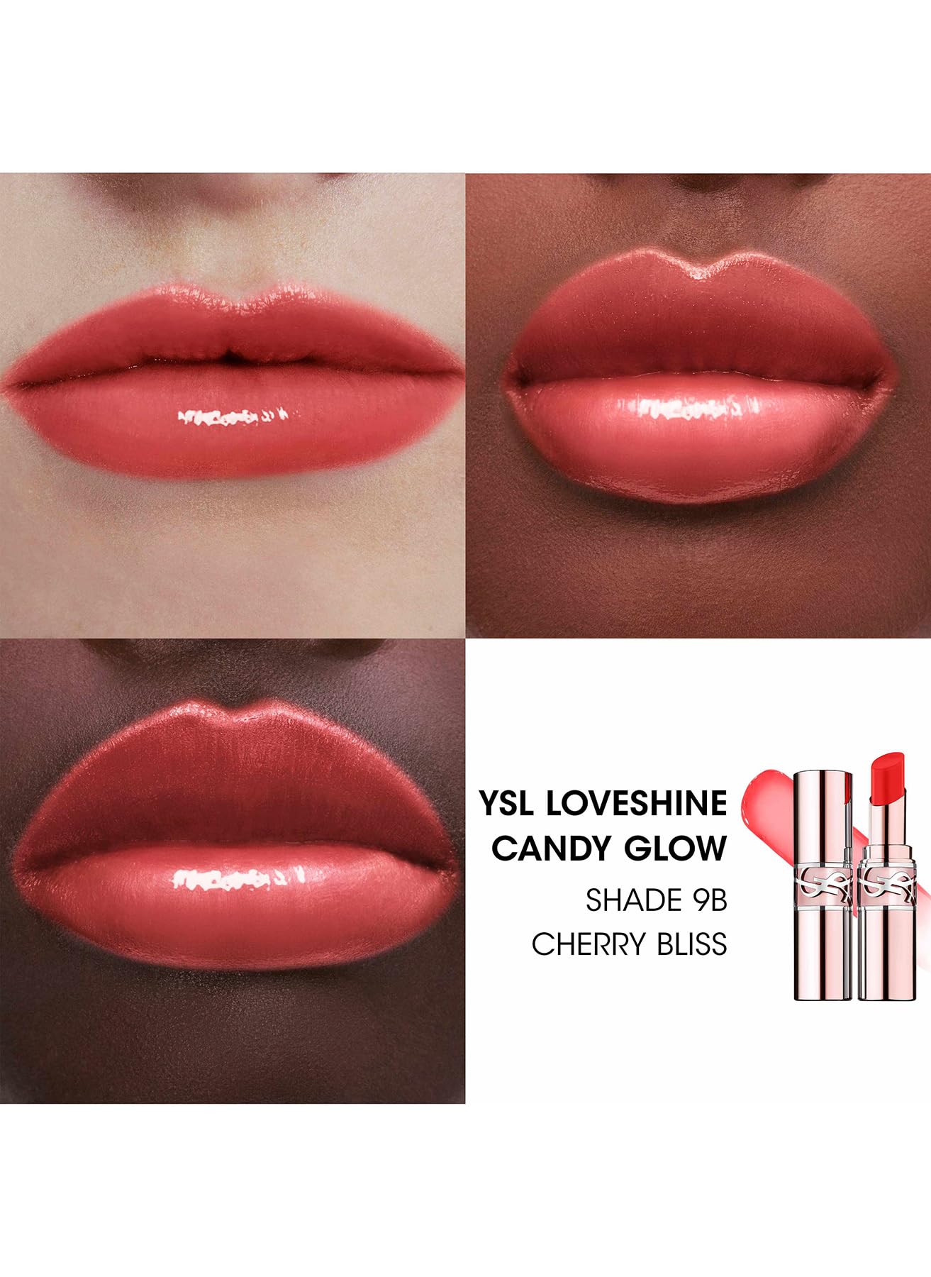 Yves Saint Laurent Loveshine Candy Glow Parlaklık Ve Renk Veren Bakım İçerikli Dudak Balmı - Cherry Bliss, LE751XXX