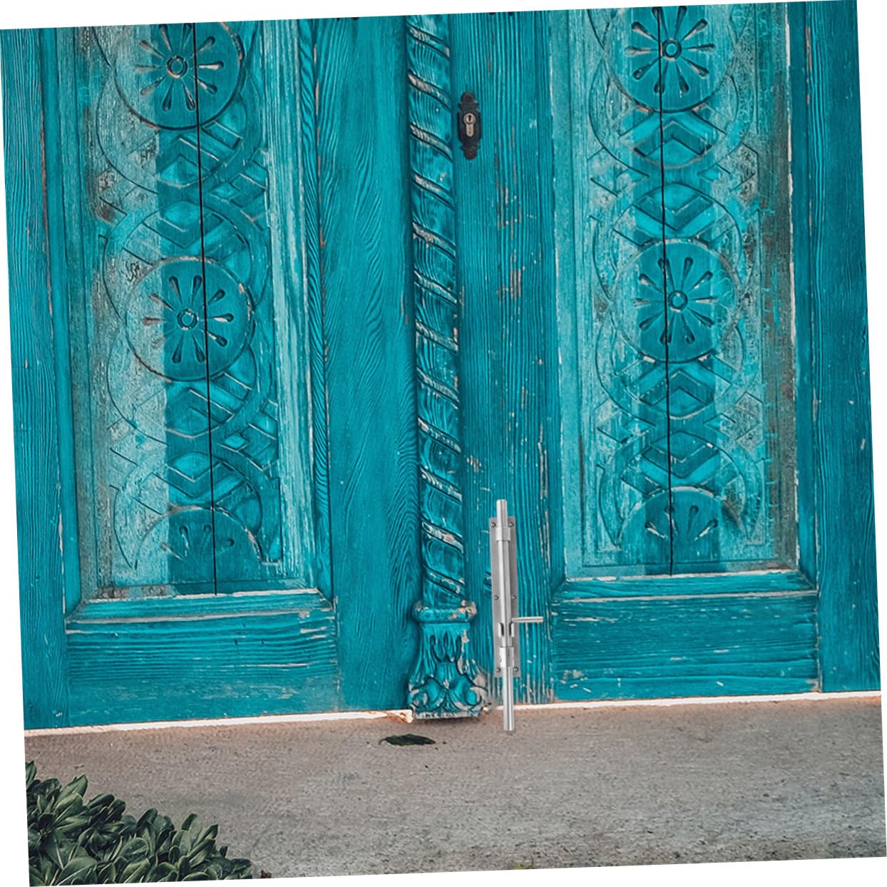 Loquet de Porte en Acier Inoxydable Épais 2pcs, Verrouillage Solide et Coulissant Facile, pour Portails et Salles de Bains, Longueur 216mm