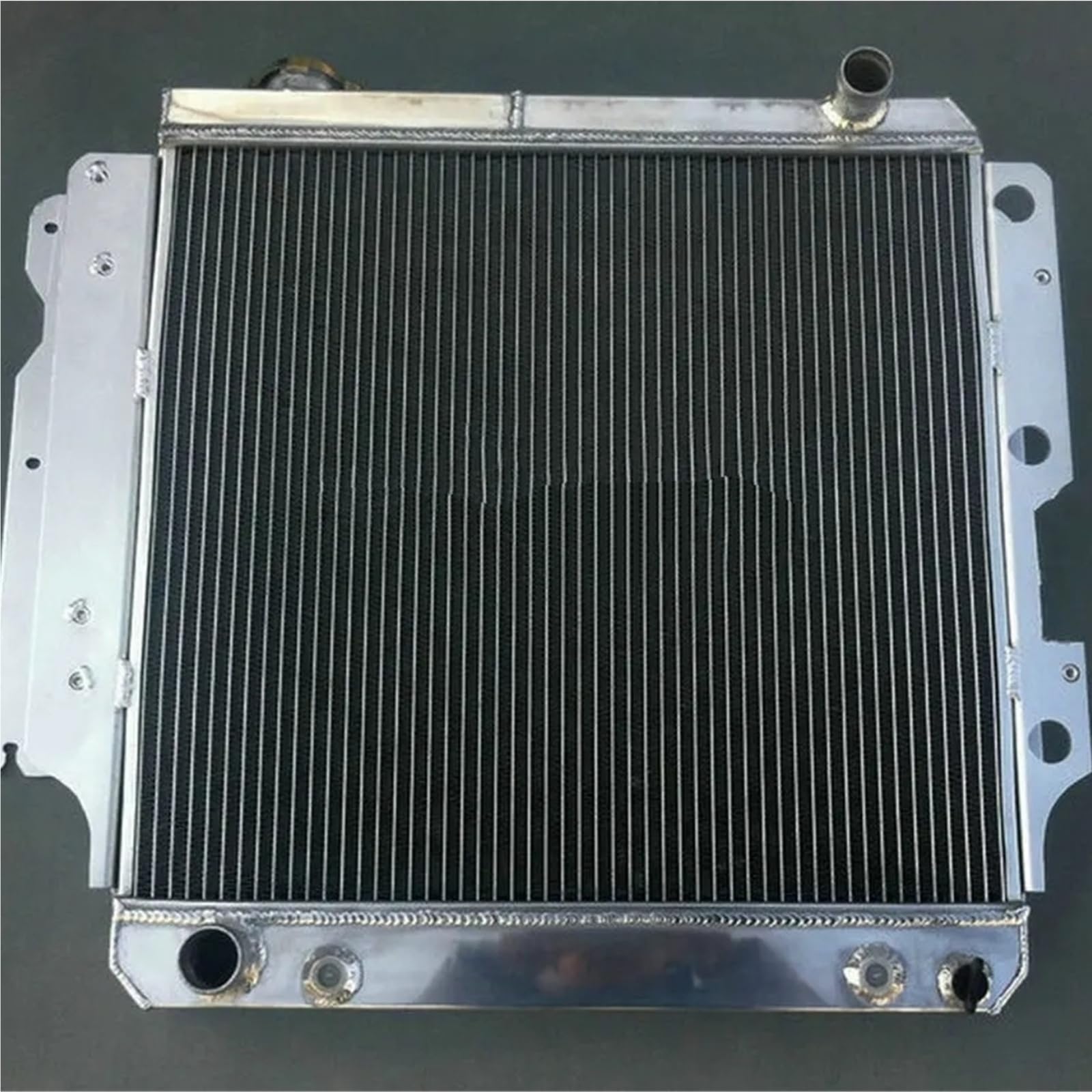 Zestaw Chłodzący Pasuje do JEEP WRANGLER YJ/TJ 2.4L-4.2L 1987-2006 3-rzędowy grzejnik aluminiowy + wentylator Radiator przewodzącym