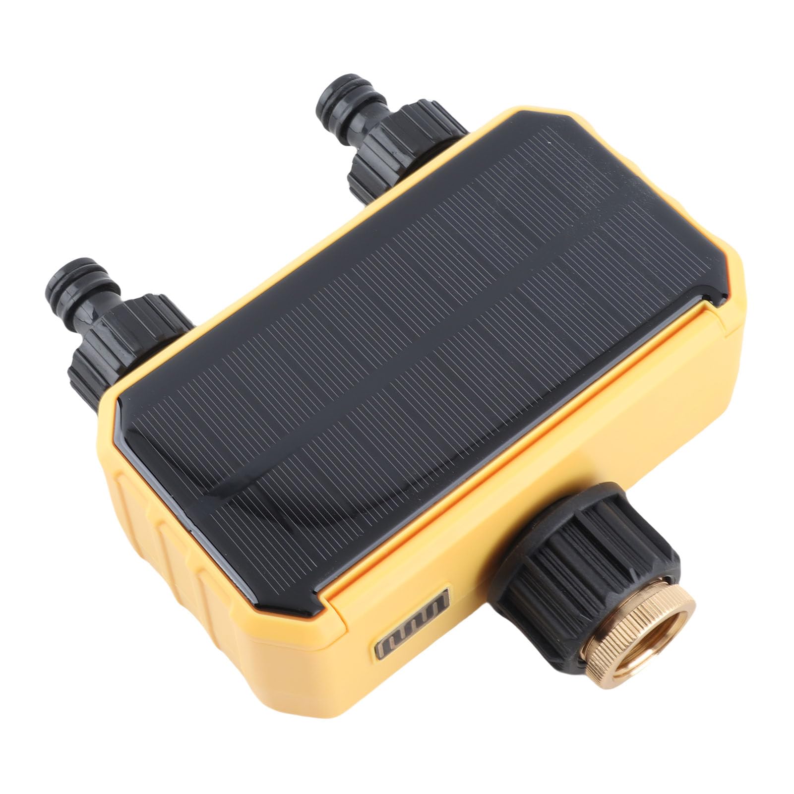 Domary Temporizador de Aspersor Solar, de Riego Automático Eficiente para Jardín, Cuidado Plantas, ABS, Adecuado para Patio, Balcón, Pared Verde del Hogar, Temporizador Agua