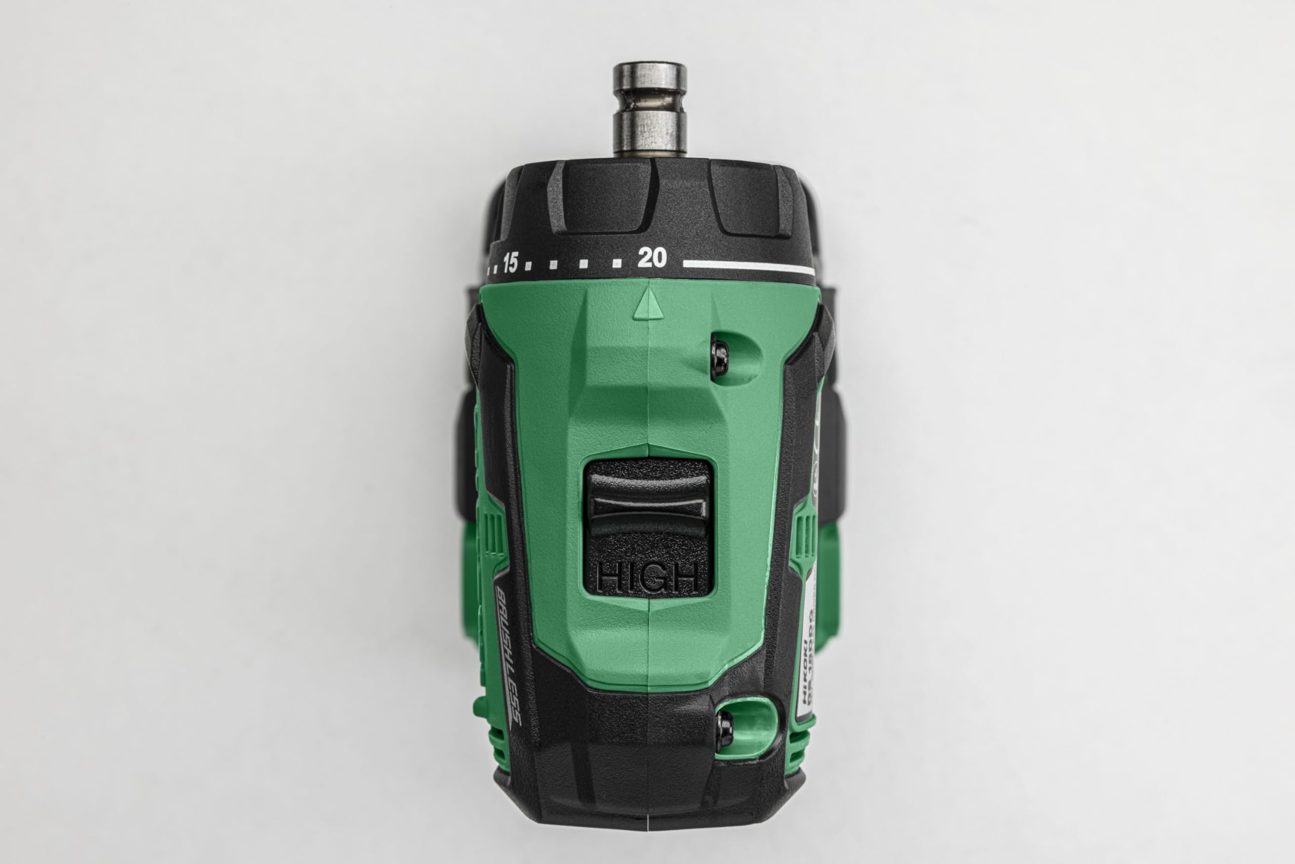 HiKOKI Trapano Avvitatore a Batteria - 18 V - 55 Nm Coppia, Motore Brushless, Luce LED, Mandrino Autoserrante, 20 Livelli di Coppia - Leggero & Compatto