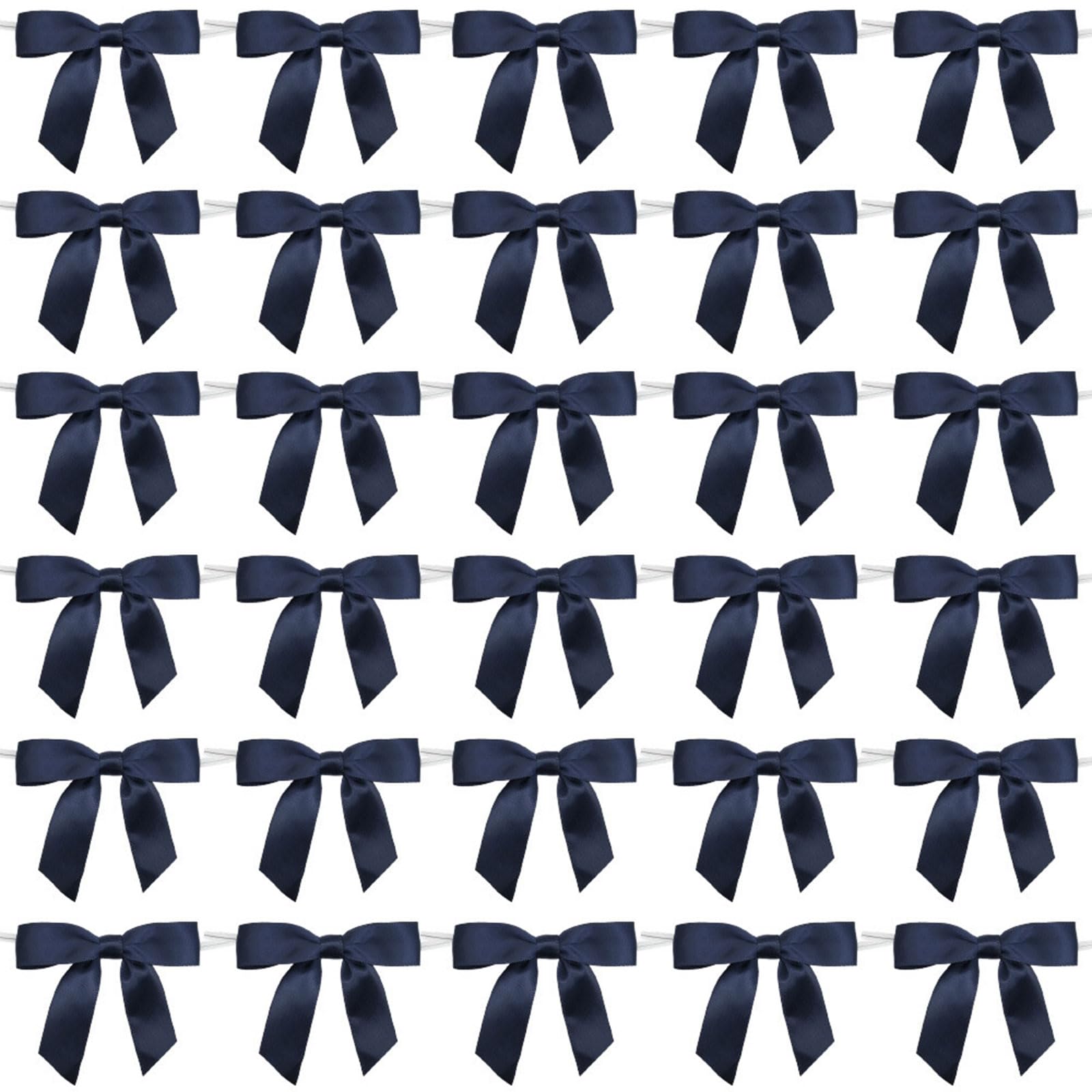 sodeber 50Pcs Bowknot Ribbon Drinking Cup Identifier Elegant Packaging Fun for Parties Birthdays and Festival Occasion Drinking Cup Identifier