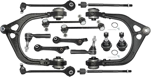 Kit de suspensión delantera RWD de 14 piezas para Chrysler 300 para Dodge Challenger Charger 2011 2012 2013 2014 2015 2016 2017 superior inferior +