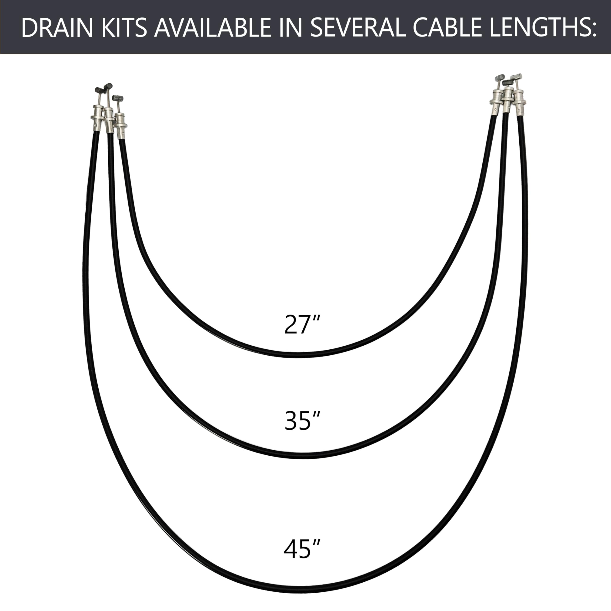 Westbrass PVC 45" Cable 45" Negro cable de red