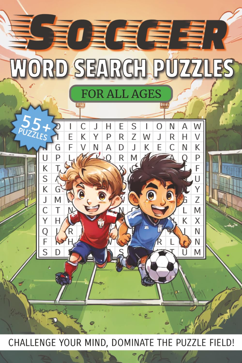 Soccer Word Search: Word Search Puzzles with Easy to Read Print about Soccer, Outdoor and More | 6x9inches, 50+ Puzzles ... Gift for Holidays, Vacations and Relaxation