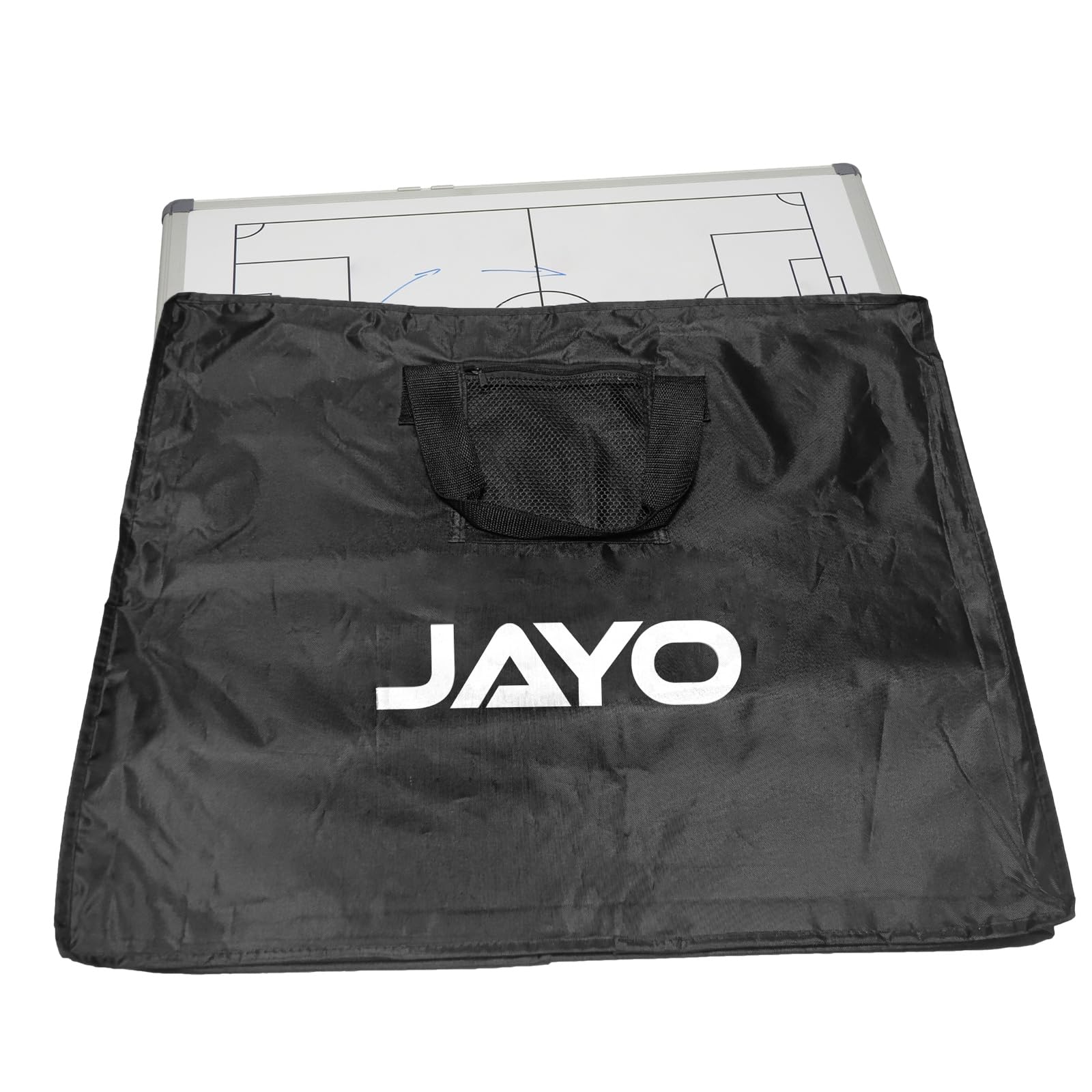 JAYO Soccer Coaching Tactical Board, 18 x 12 inches, Double-Sided with Full & Half Pitch