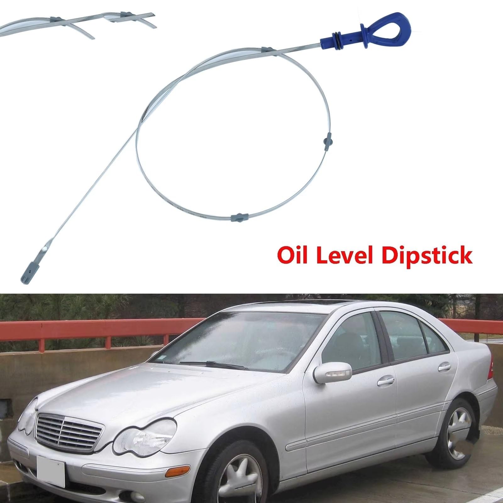Asta livello olio motore Compatibile Con Benz Per ML500 Per R500 2006 2007 Per S600 W220 2001 2002 2003 Indicatore Livello Dell'olio Motore Strumento Asta Livello 120589072100