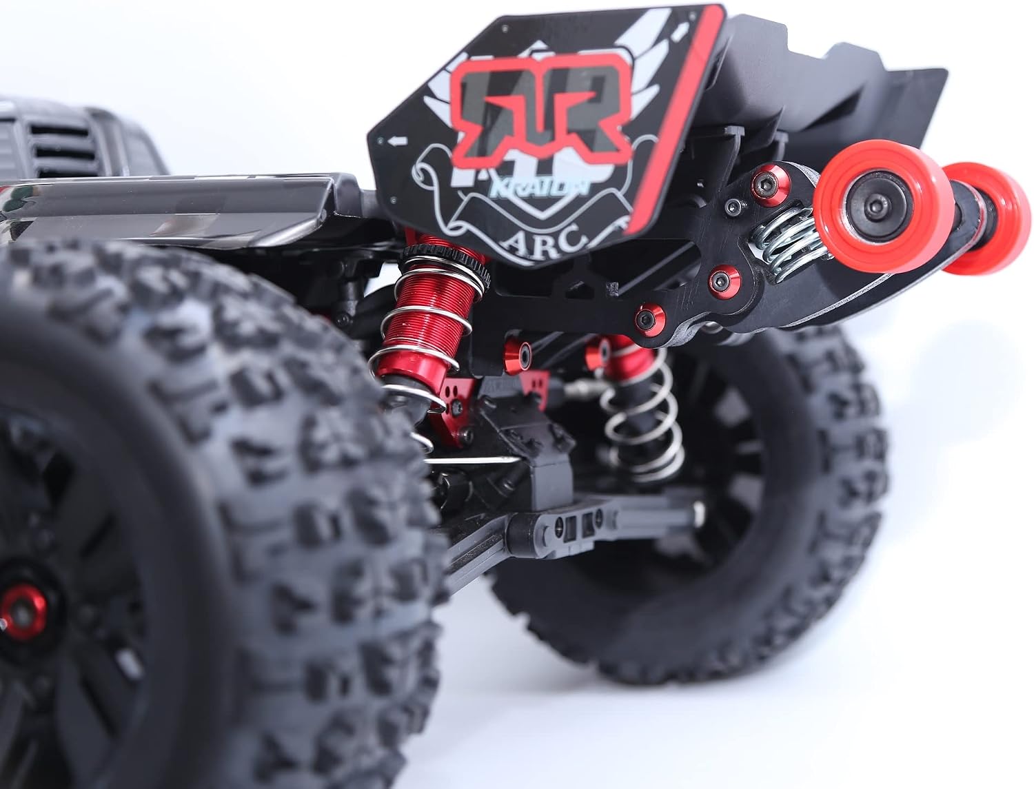 QingLeng Nylon Wheelie Bar With Dual Spring Buffer – For Traxxas 1/10 E-REVO 2.0 (Replaces Part 5472) - View #5
