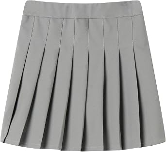 LittleSpring Girl School Uniform Pleated Skirt with Inner Shorts