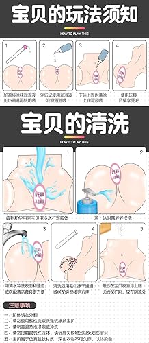 Miniatura 5 de Copa de masturbación de miel melocotón y glúteos, molde real. Punto G portátil para adultos para succión de pene, próstata y coño, estimulación