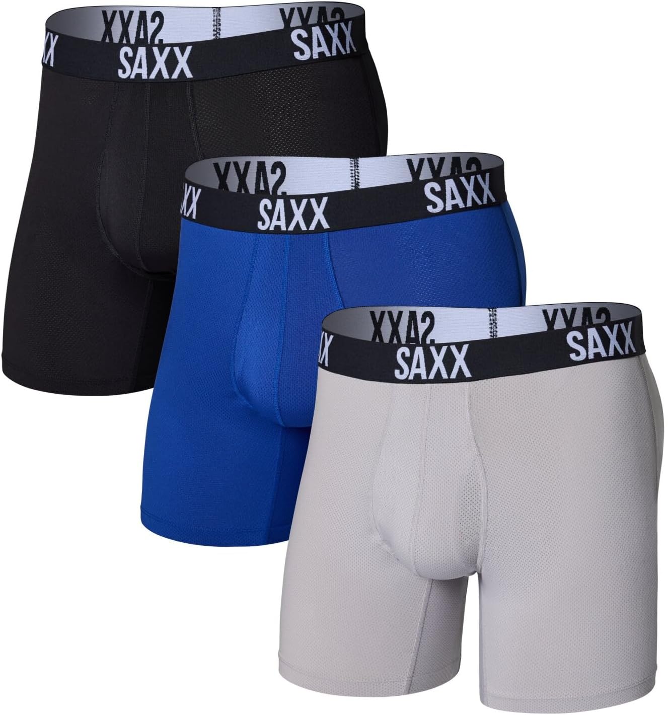 SAXX Underwear Co. Men's Core Performance Mesh Boxer Brief 3-Pack
