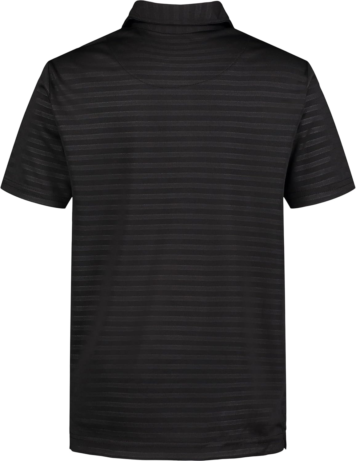 Nautica Boys Active Short Sleeve Polo Shirt, Button Closure & Embossed Stripes, Breathable Performance Fabric - Image 2