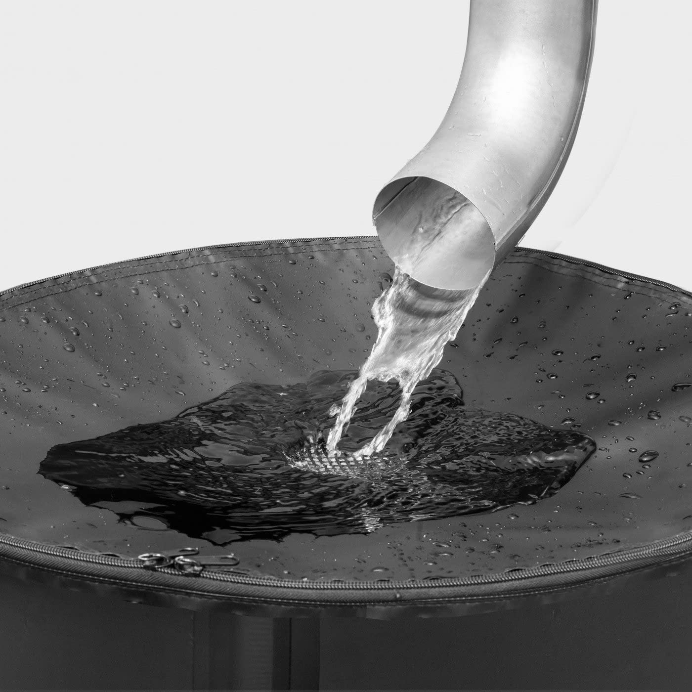Cellfast Serbatoio dell'acqua piovana pieghevole, maneggevole, leggero, facile da montare, cerniera, alta qualità, capacità 250 l