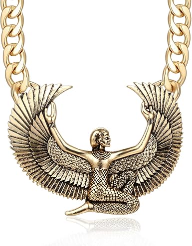 Women's Ancient Egyptian Gold Goddess 