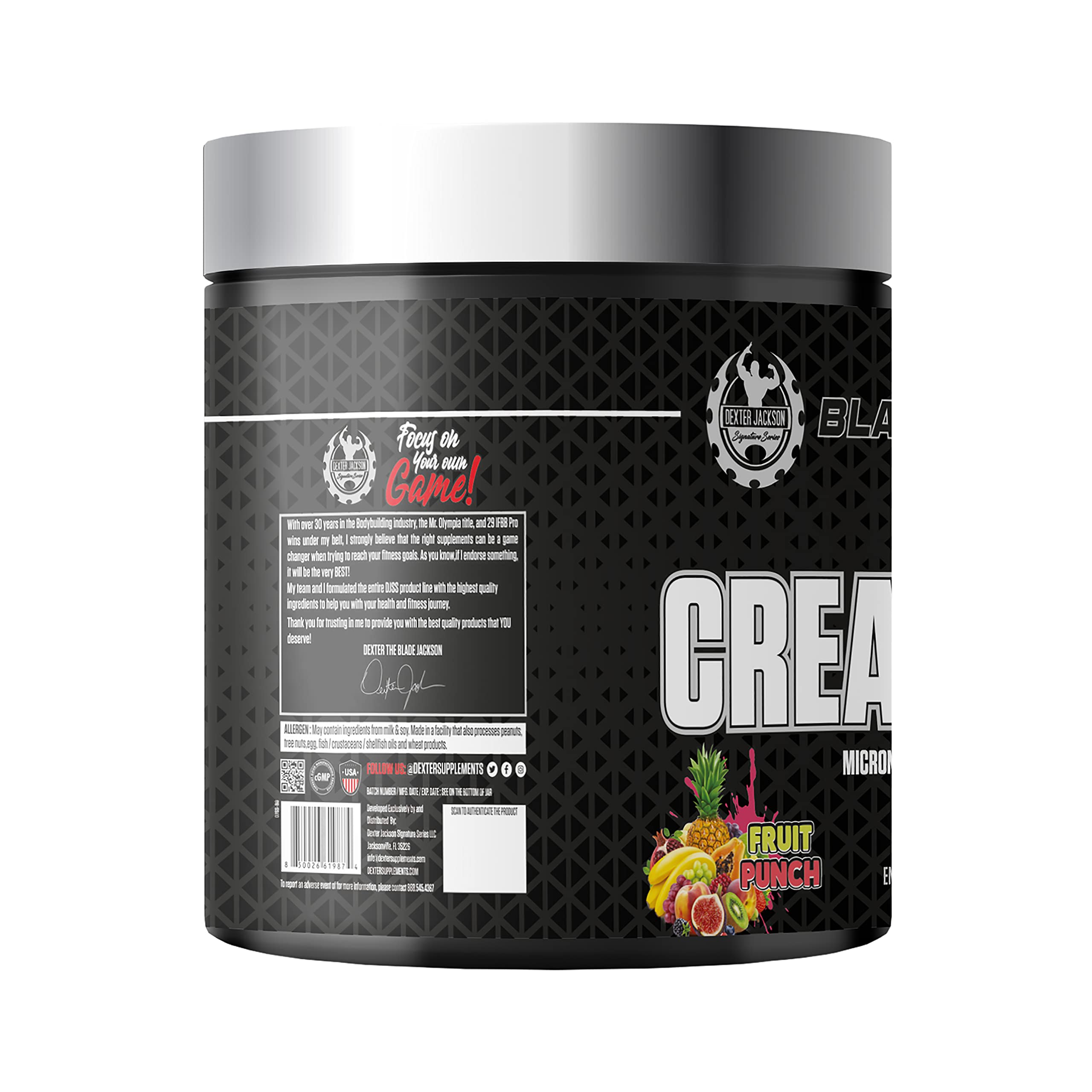 Dexter Jackson Black Series Creatine HCL | Fruit Punch Flavor | 150 Servings, 300gm | Advanced Creatine Hydrochloride for Enhanced Performance — Amazon image 2