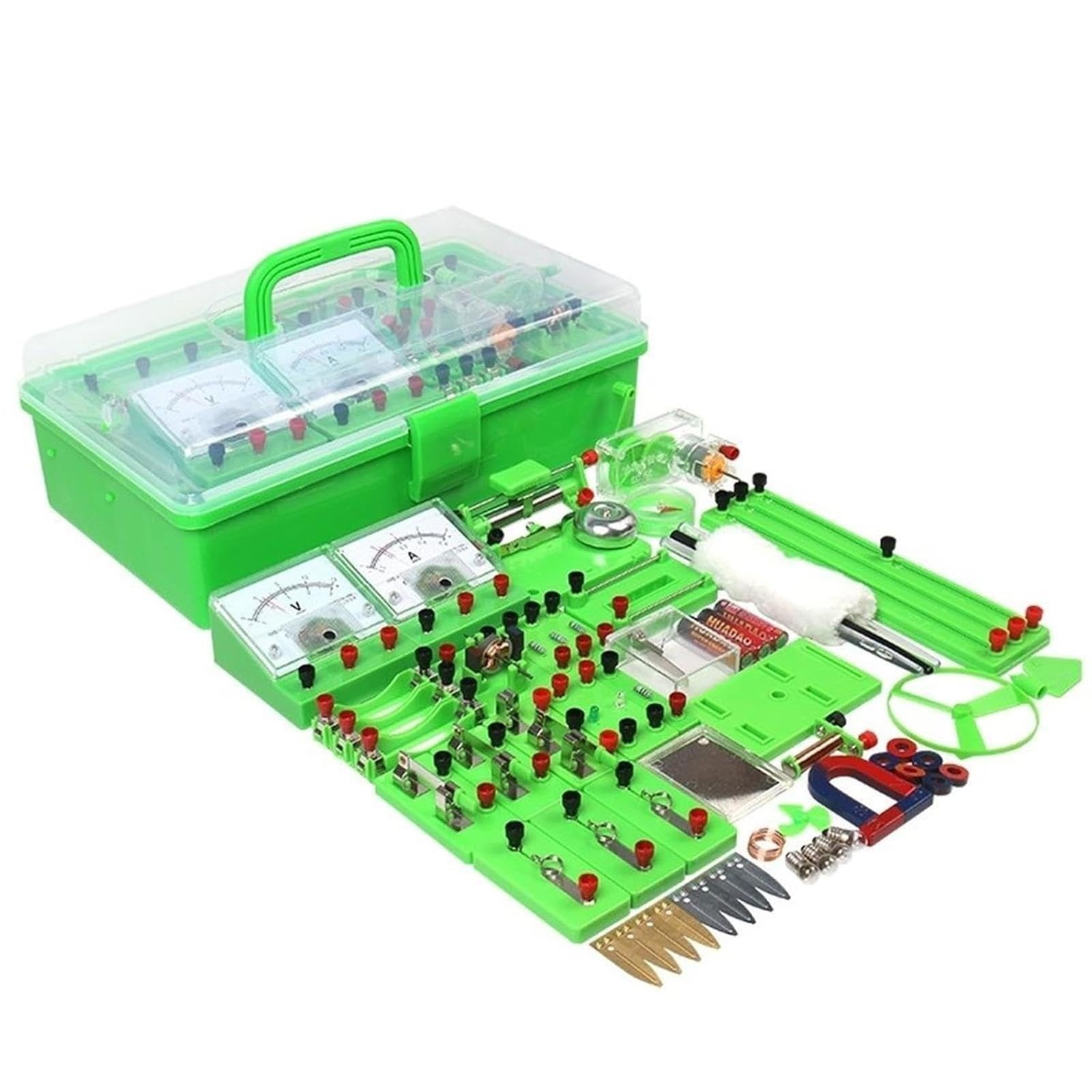 Physik-Elektrizität-Experimentierbox, Schaltkreis, Elektromagnetik-Laborset