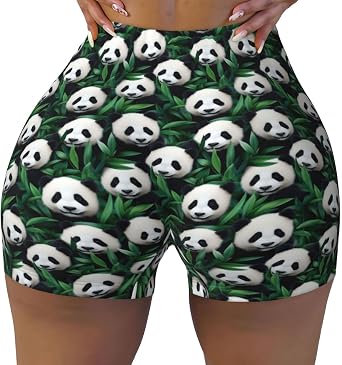 Workout Shorts for Women Seamless Scrunch Butt Lifting High Waisted Yoga Gym Booty Running Short Pants
