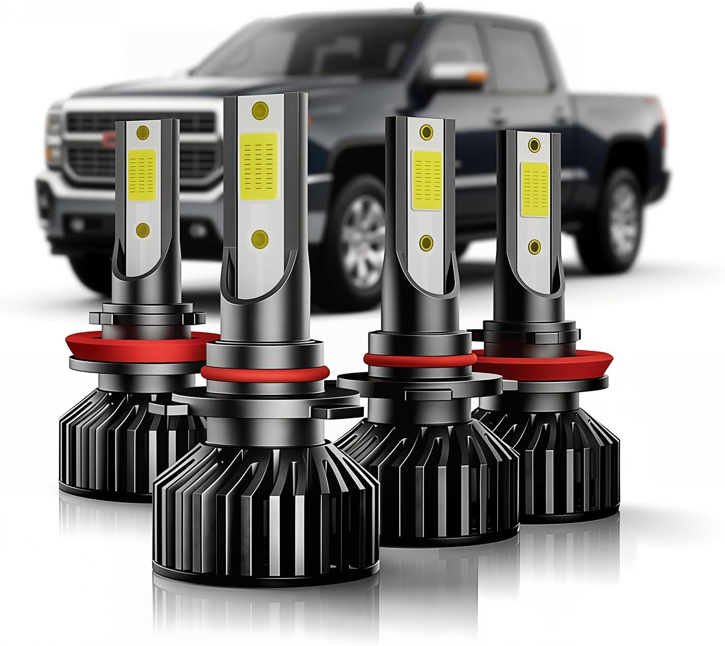 Lights compatible for Toyota Camry 2007 2008 2009 2010 2011 2012 2013 2014,4 Packs