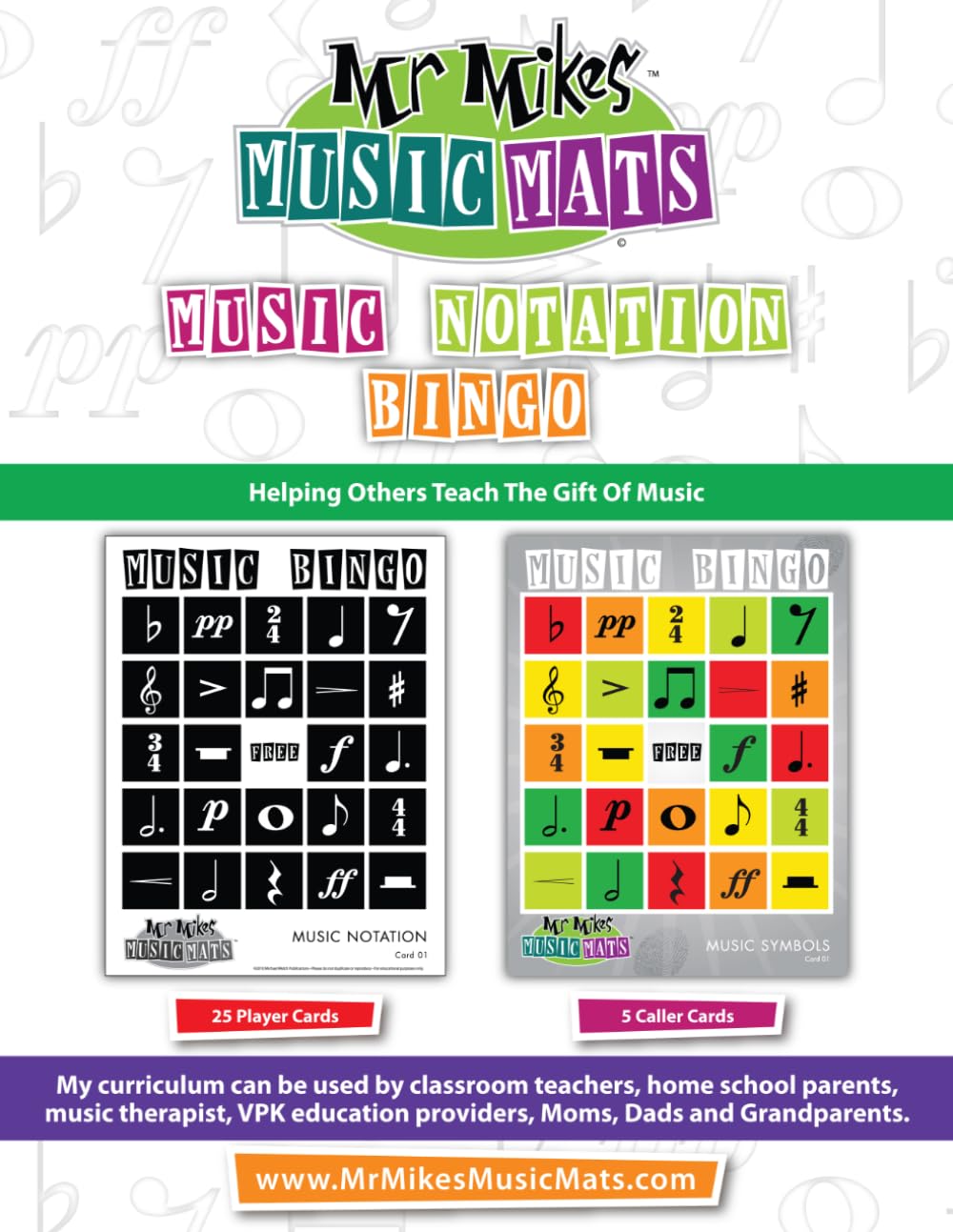 Music Notation Bingo