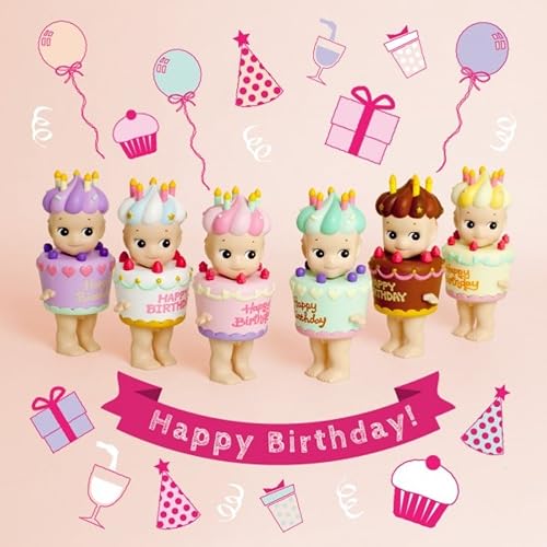 Sonny Angel Happy Birthday Series Baby Figurine, Multicolored