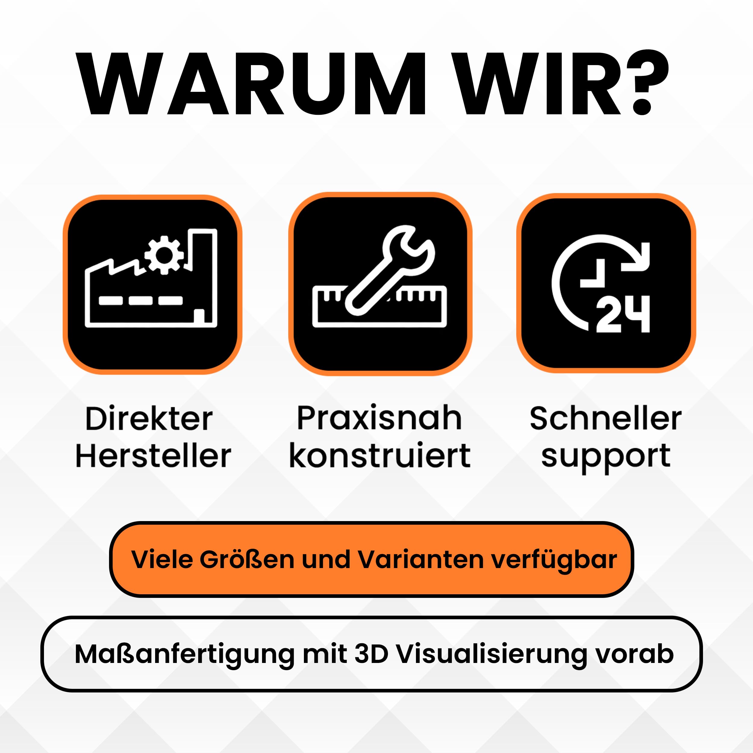 Heckküche-Auszug 120x60 120 kg Vollauszug Stauraum-System für Heckgarage