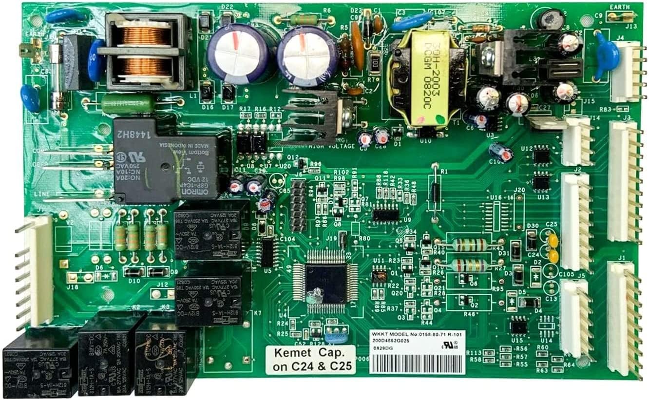 GLOB PRO SOLUTIONS WR55X10775 Refrigerator Board Asm Main Control Compatible with General Electric Heavy Duty
