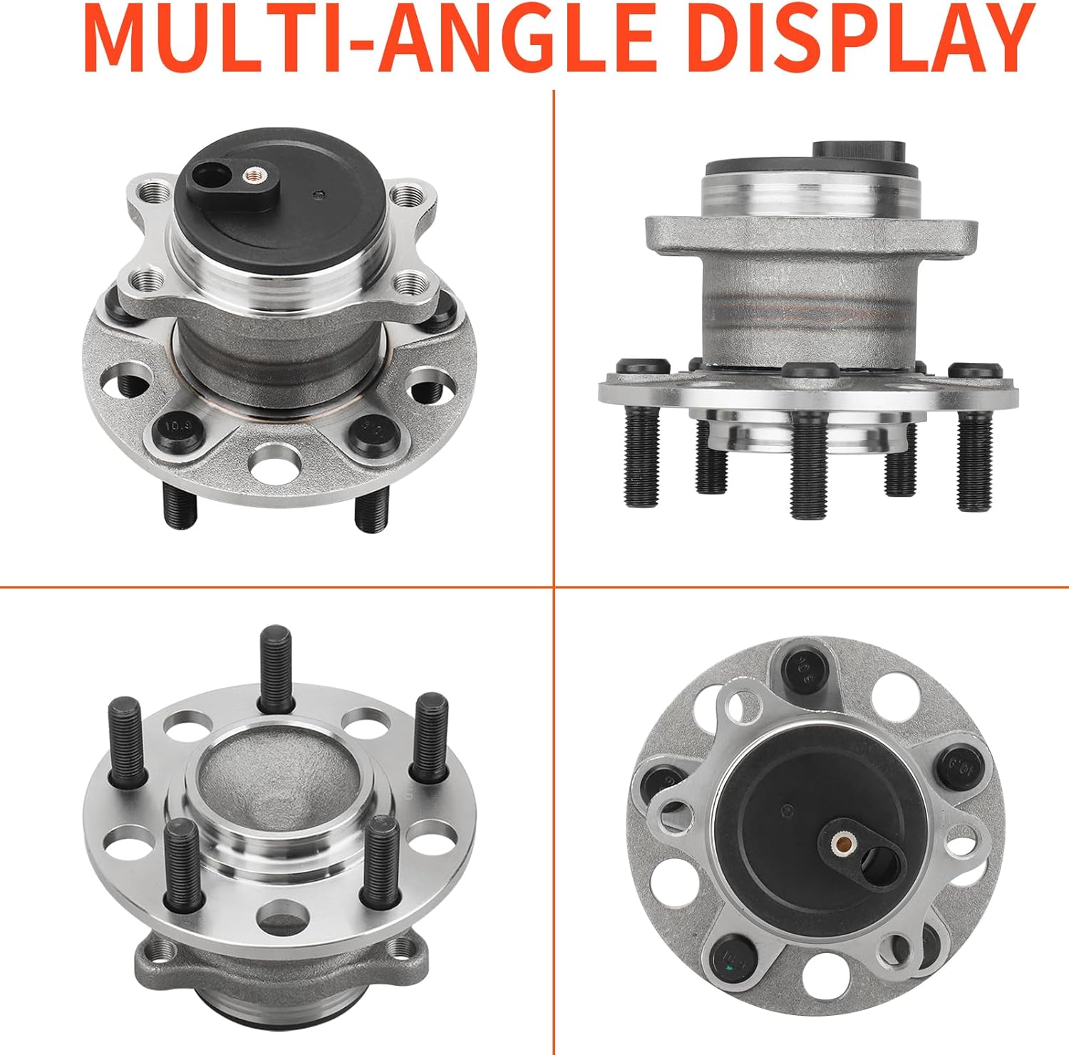 (Pair) DRIVESTAR Rear LH/RH Wheel Hub & Bearing Assembly fits for Chrysler 200 2011-14/Sebring 2007-10, for Dodge Caliber 07-12/Avenger 2008-14, for Jeep Patriot 07-17/Compass 07-17