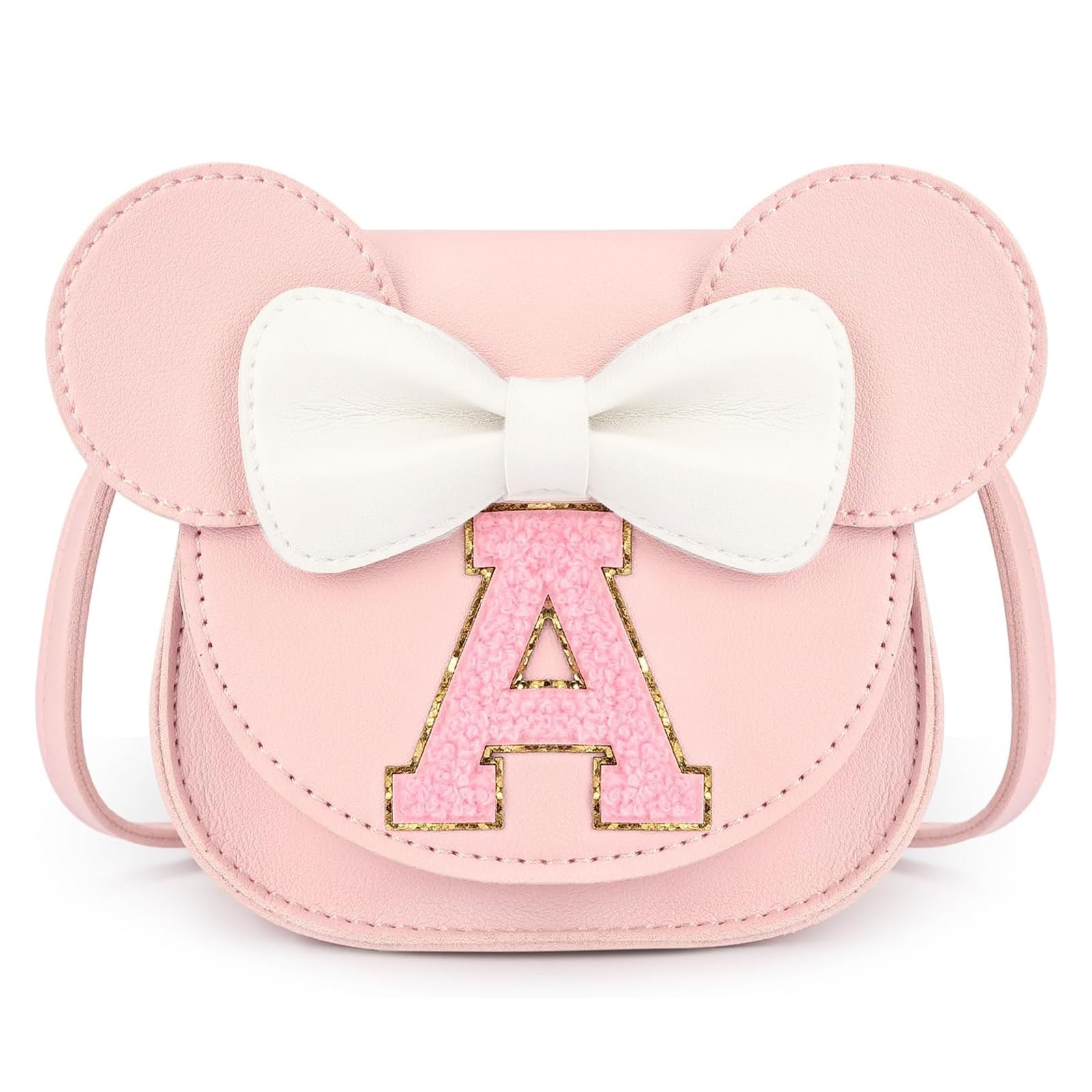 Toddler Purse for Girls – Birthday Gift for 3-8 Year Old Girl – Cute Mini Sling Bag/Side Bag/Crossbody Handbag – Kids Wallet Toy for Girls - Pink