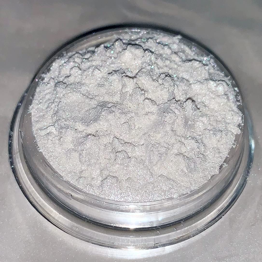 Dipoxy Snow-White-Pearl-Weiss01 - Pigmento para resina epoxi, resina de poliéster, sistemas de poliuretano, hormigón, lacas, joyas de resina (100 g)