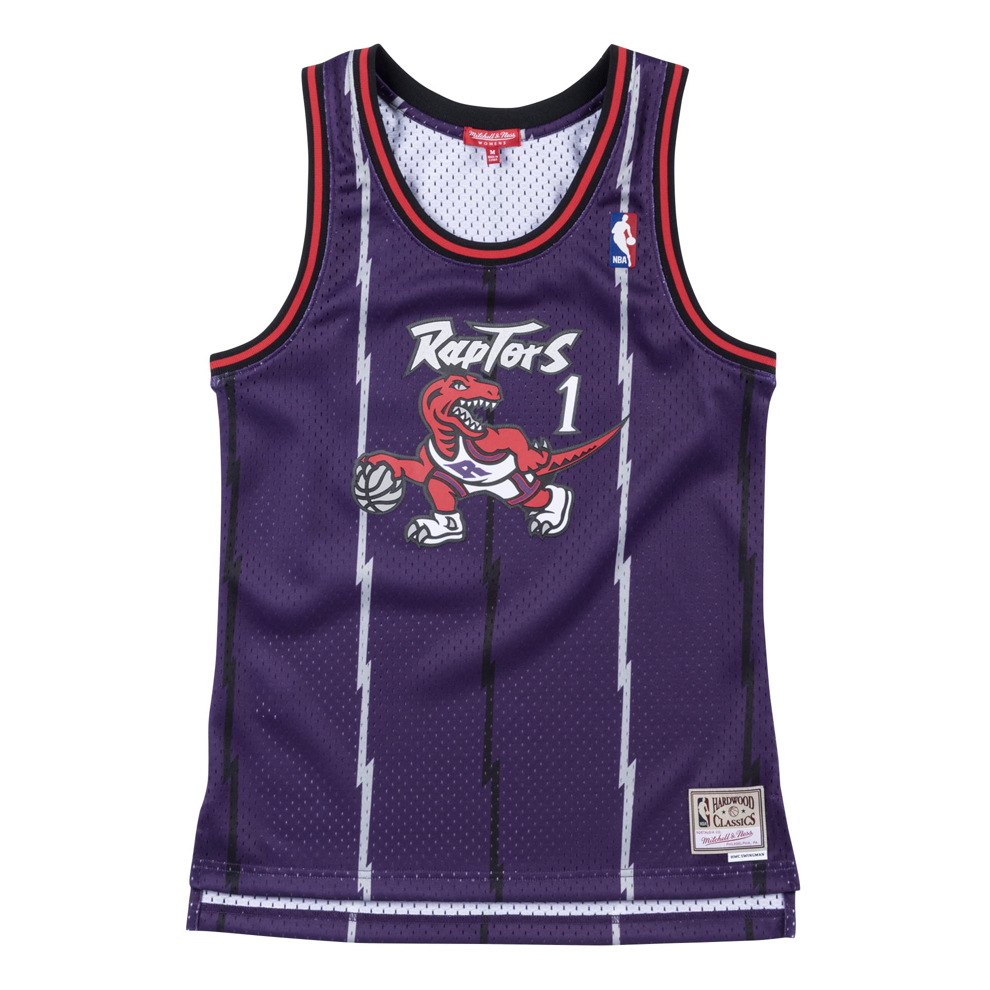Mitchell & Ness Mujer Swingman Toronto Raptors Tracy Mc Grady #1 Purple