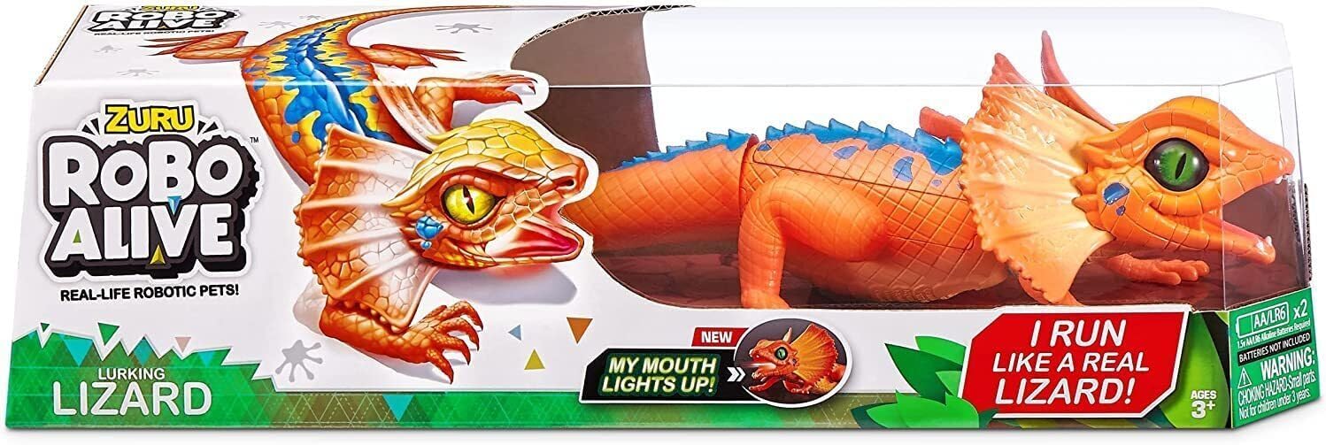 Robo Alive Frilled Neck Lizard Robotic Pet Figure [Green]