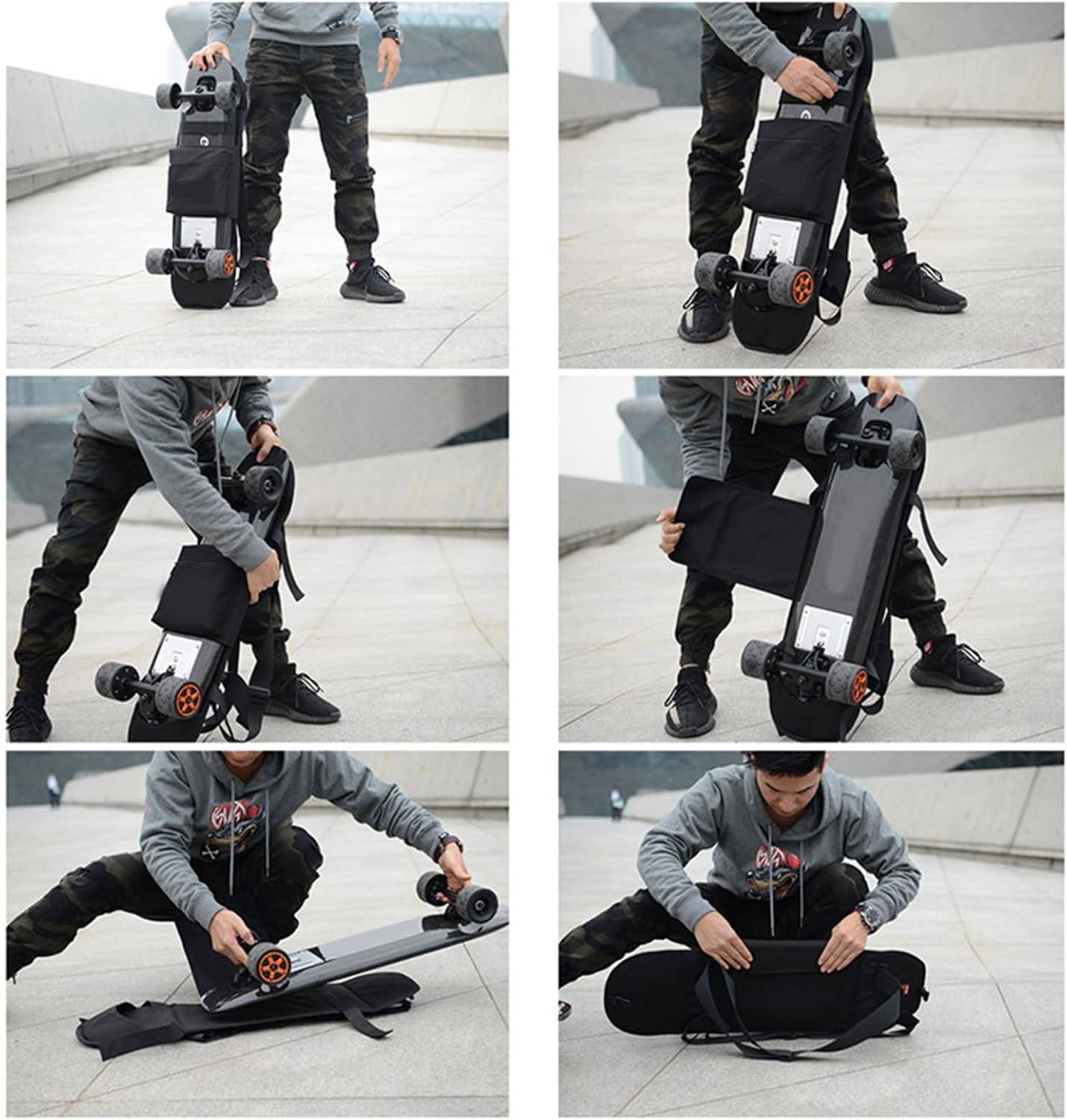 Skateboard Carrier Bag | Outdoor Sport Organizer - Skateboard Carrying Backpack | for Boys Teens Students Adults School College Playground Travel
