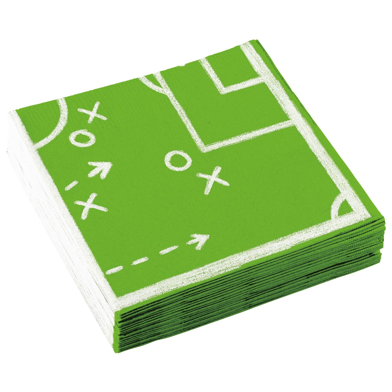 Amscan 9903008 - Kicker Football Party Luncheon Napkins - 20 Pack