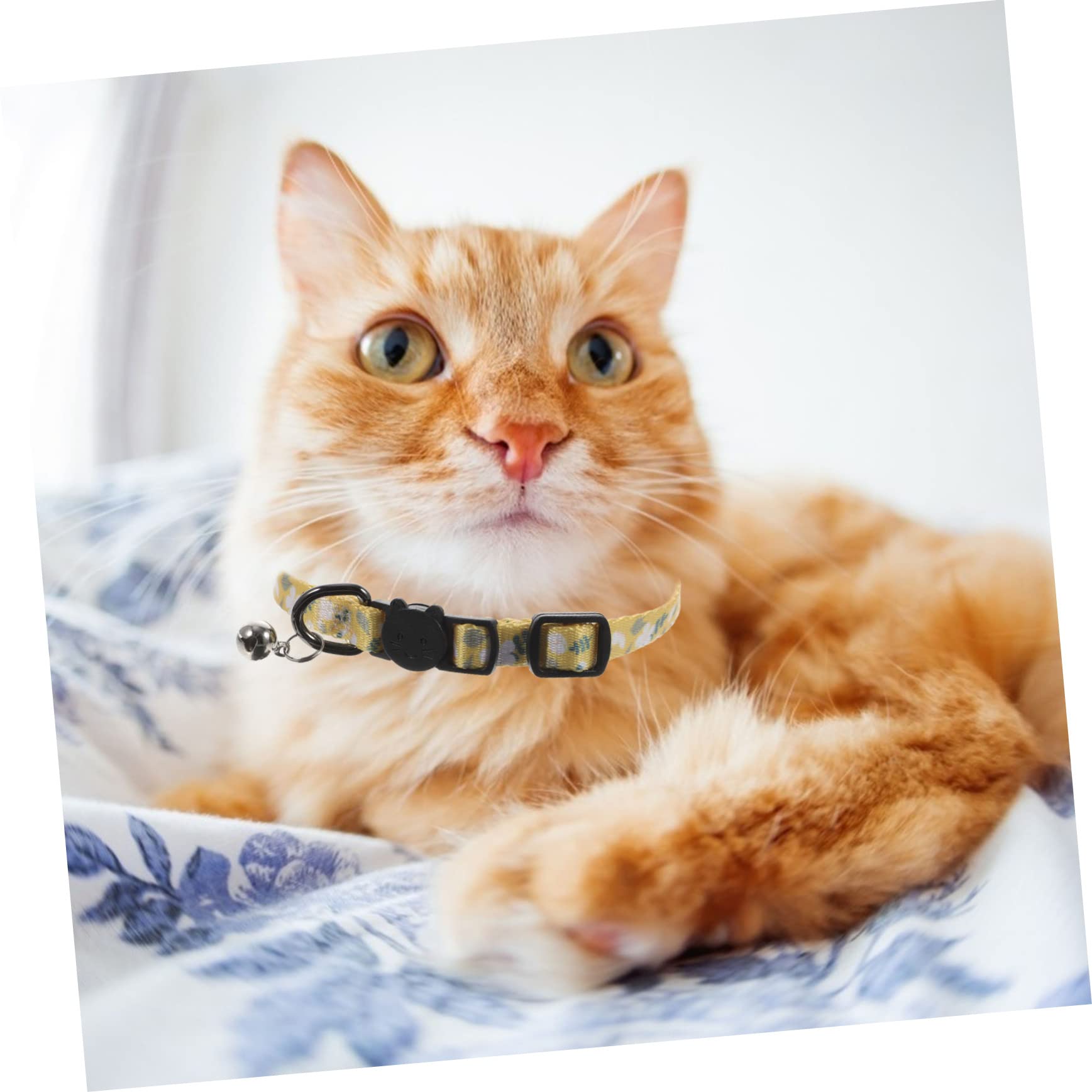 Mipcase 10stücke Katzenhalsband Mit Glocke Niedliches Druckdesign Verstellbar Und Ausbruchsicher Für Kleine Hunde Und Katzen Atmungsaktiv Gemütlich Und Leicht Für Verschiedene Anlässe
