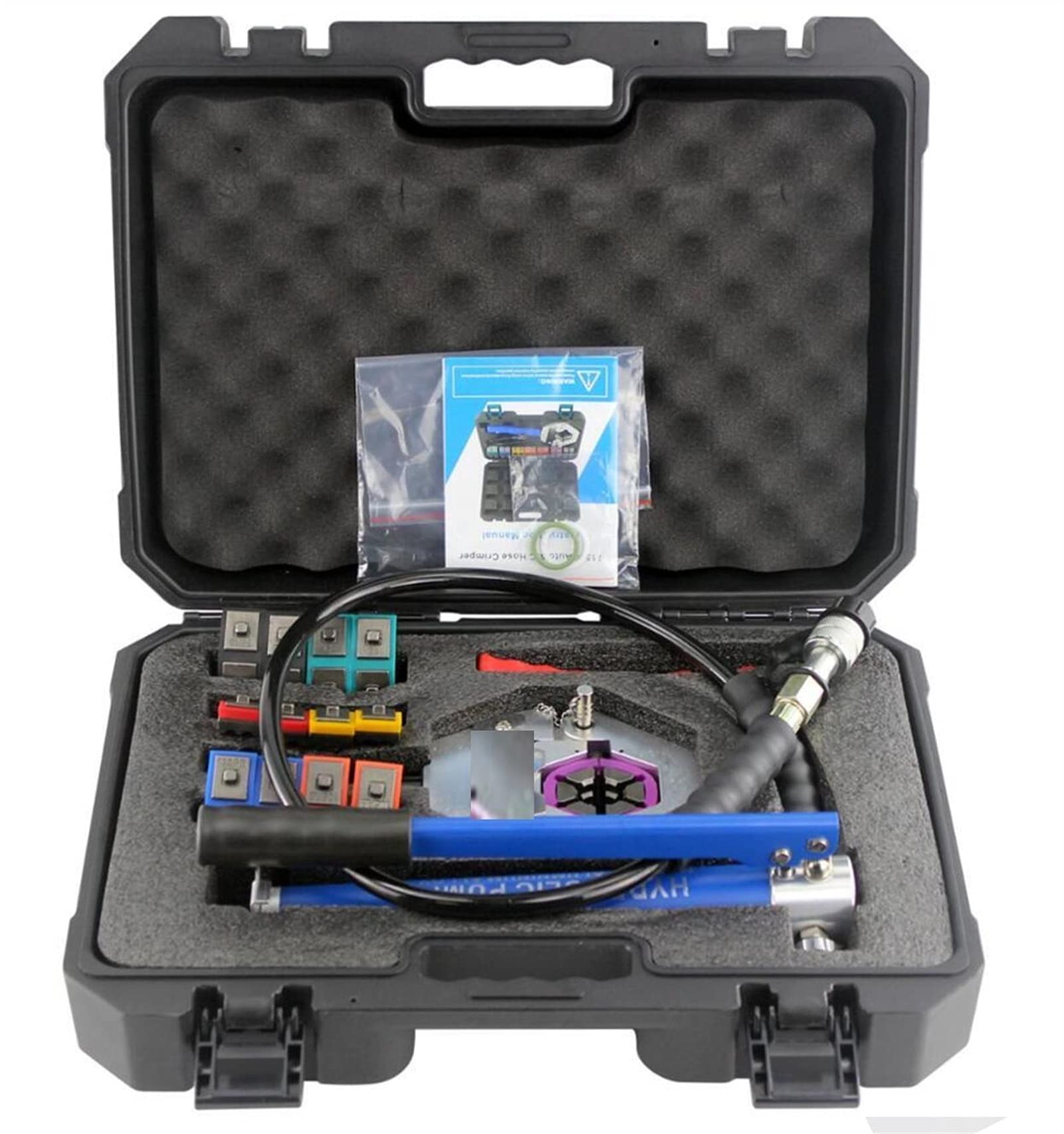 Hydraulic Crimping Tool Hydraulic Hose Crimper Manual A/C Kit Air Conditioning Repaire Crimping Tool