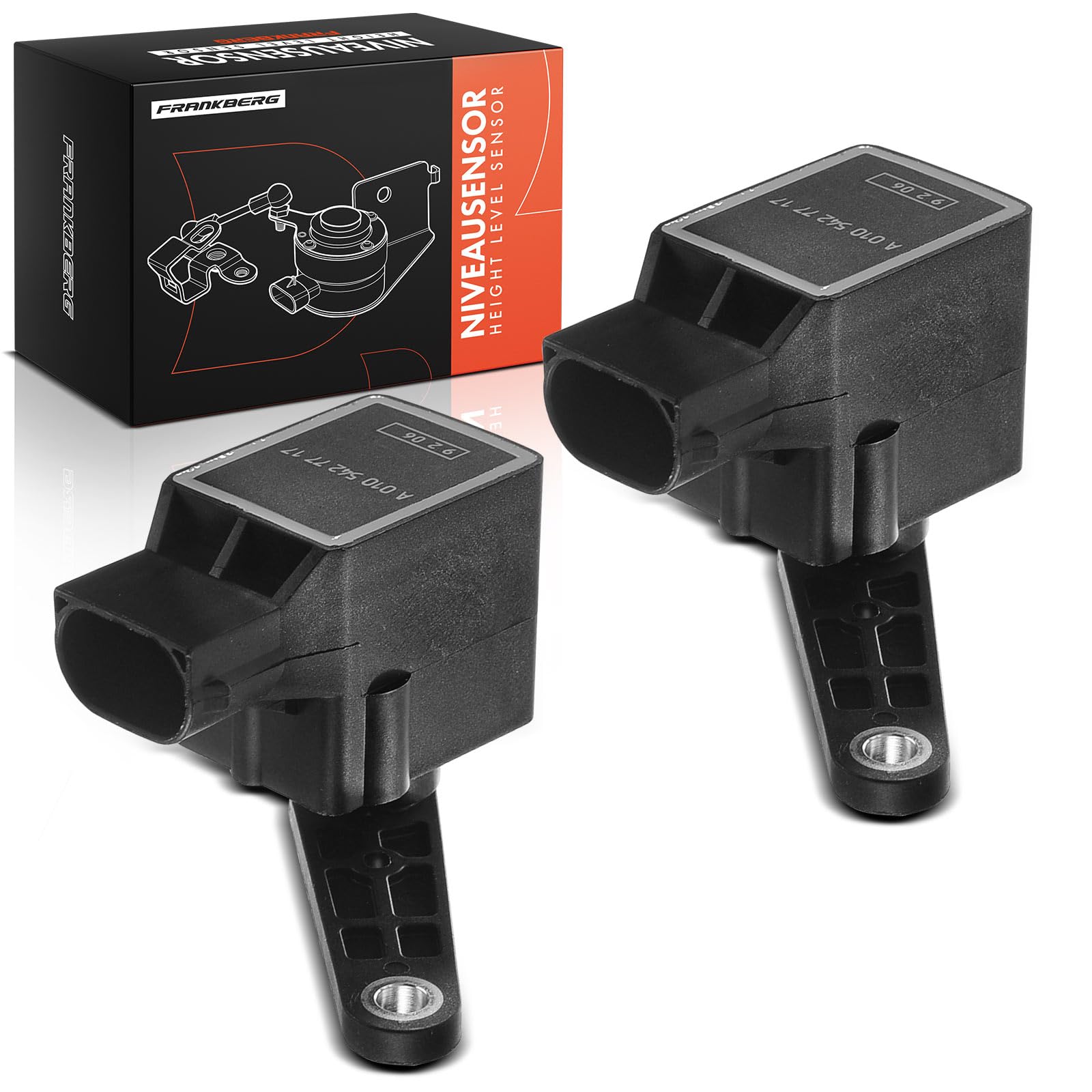 Frankberg Sensor de nivel Sensor de altura Sensor Suspensión neumática Compatible con SLK R171 Clase S V221 W221 Clase M W164 Clase E W211 Clase E T-Model S211 Replace# 105427717