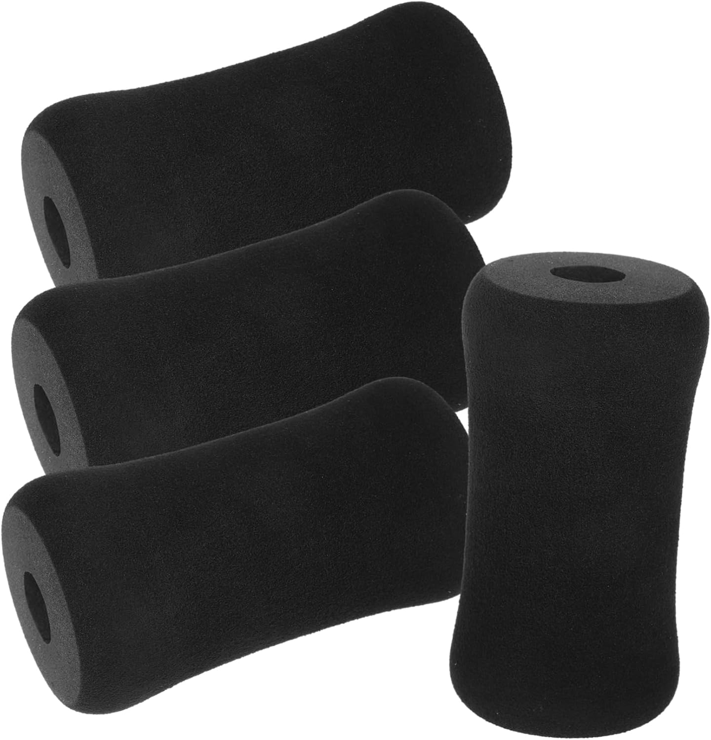 Mikinona 4Pcs Replacement Roller Cover Pads for Exercise Equipment Foot Pads for Gym Machines Compatible with Leg Extension Weightlifting Enhanced Protection Comfort
