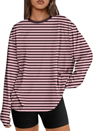 Trendy Queen Women's Oversized Long Sleeve Shirt