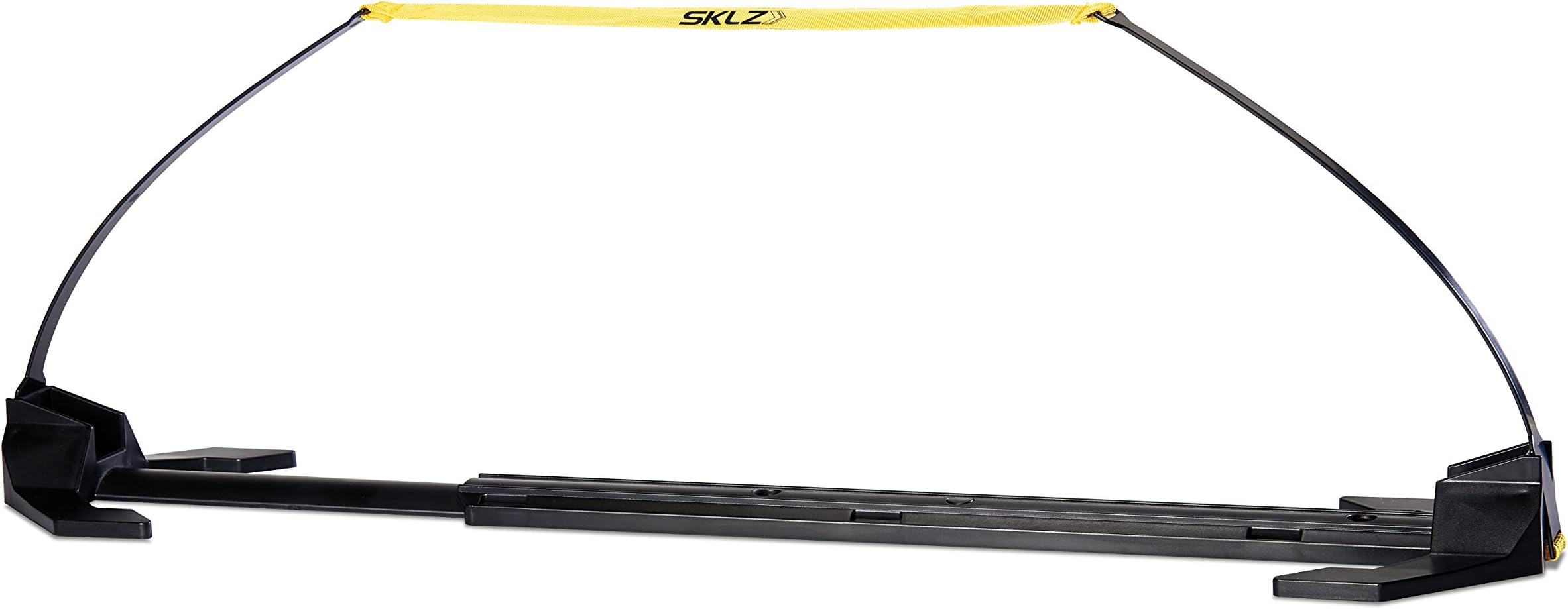 Sklz Speed Hurdles Pro Agility Hurdles, Sport & Gym Training Equipment, Improve Footwork, Balance & Speed, Black/Yellow, 6", 9" or 12" Setting, Pack of 6