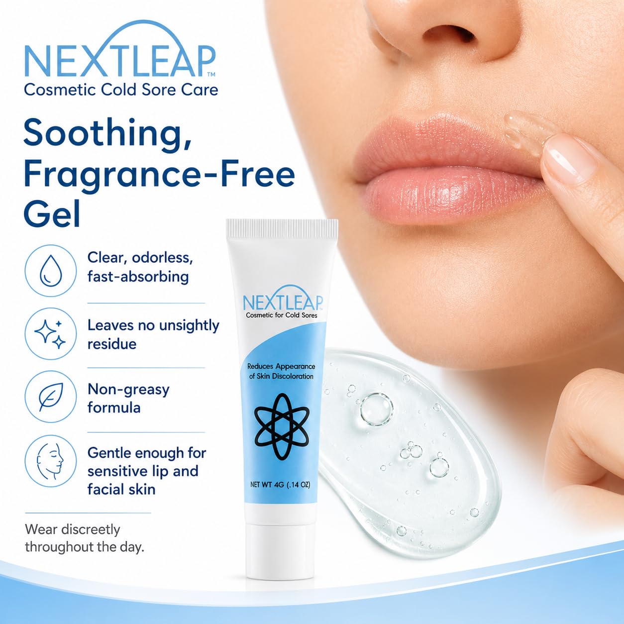 Amazon.com : NextLeap Cold Sore Gel, 10% Tranexamic Acid, an