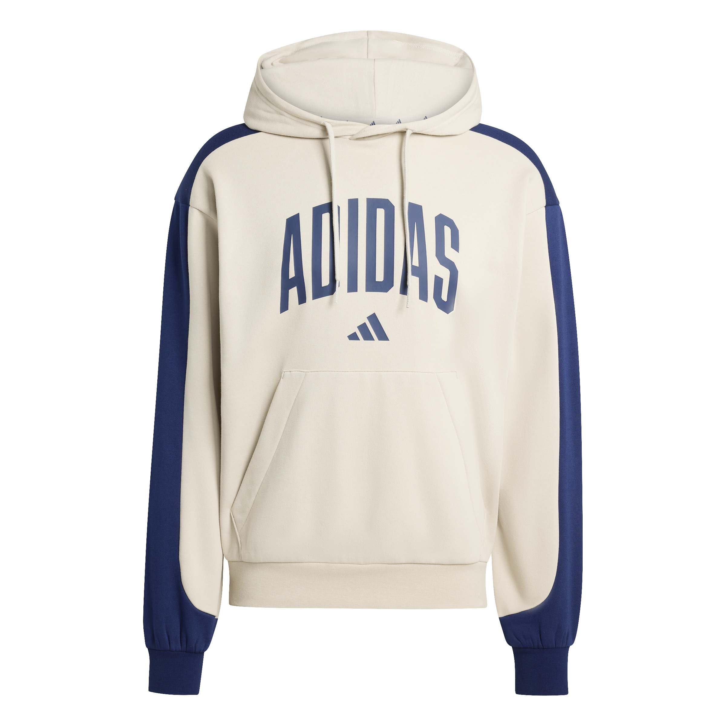 Adidas Sportswear Men'S Collegiate Fleece Hoodie - Beige